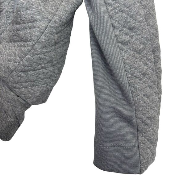 BCBG Maxazria Womens Crop Quilted Moto Jacket Size M Gray Flynn Biker Grunge Y2K - Picture 5 of 11